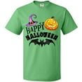 thumbnail image 3 of Inktastic Happy Halloween Bat, Witch Hat, Jack O Lantern T-Shirt, 3 of 5