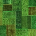 thumbnail image 1 of Ahgly Company Indoor Square Patchwork Green Transitional Area Rugs, 3' Square, 1 of 4