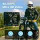 thumbnail image 2 of Cámara de Acción 4K con Wifi, Cámara Deportiva con Pantalla Táctil, Transmisión de Video para Viajes, Grabadora de Conducción de Motocicletas, Cámara Corporal., 2 of 8