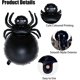thumbnail image 3 of Globos de araña Globos de animales Globos de papel de araña negros para fiestas temáticas de arañas Suministros para fiestas de cumpleaños Decoraciones Decoraciones para fiestas de Halloween Glob, 3 of 5