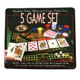 thumbnail image 3 of Raywer 5 in 1 Casino Games Set Roulette ,Poker, Craps, Has Chips, Mat, Dices, Cards, 3 of 3