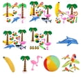 thumbnail image 3 of Soidarity Fiesta hawaiana globo inflable Tropical PVC playa cumpleaños accesorios suministros niños boda telón de fondo piscina Deportes acuáticos tipo10, 3 of 6