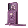 thumbnail image 2 of Decase Wallet Cover For Samsung Galaxy S20+,Premium Leather Shockproof Phone Shell With Back Flip Card Slots & Ring Kickstand & Hand Strap & Crossbody Strap - deeppurple, 2 of 6
