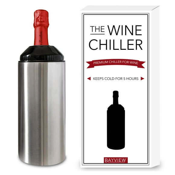 The Original Vacu Vin Premium Wine Saver Airtight Sealer Keeps wine fresh for up to 10 days (Red, With 4 Stoppers)