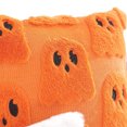thumbnail image 4 of Fundas de almohada y funda de cojín de fantasmas de terciopelo para Halloween, 45cm, naranja, 4 of 4