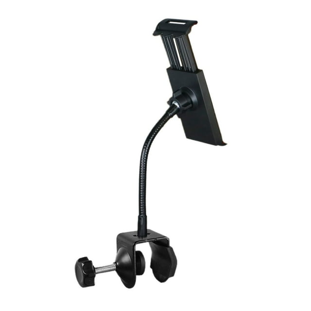 Lefu Support de Microphone Réglable pour Tablette Clip Pince de Téléphone