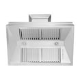 thumbnail image 5 of ZLINE 30" Designer Series Ducted Wall Mount Range Hood in Fingerprint Resistant Stainless Steel (8656S-30), 5 of 5