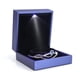 thumbnail image 2 of Caja de anillo de luz LED, caja de joyería organizadora de anillo de luz LED de moda regalo de exhibición (tamaño de caja de pulsera) Vhermosa, 2 of 4