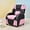 Pink, variant on Barara King Kids PU Leather Recliner Chair with Headrest and Footrest, Kids Gaming Sofa Recliner Chair for Living Room, Bedroom, Blue