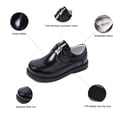thumbnail image 6 of YUNICUS Kids Boys Oxford Classic School Formal Lace Up Dress Shoes, 6 of 6