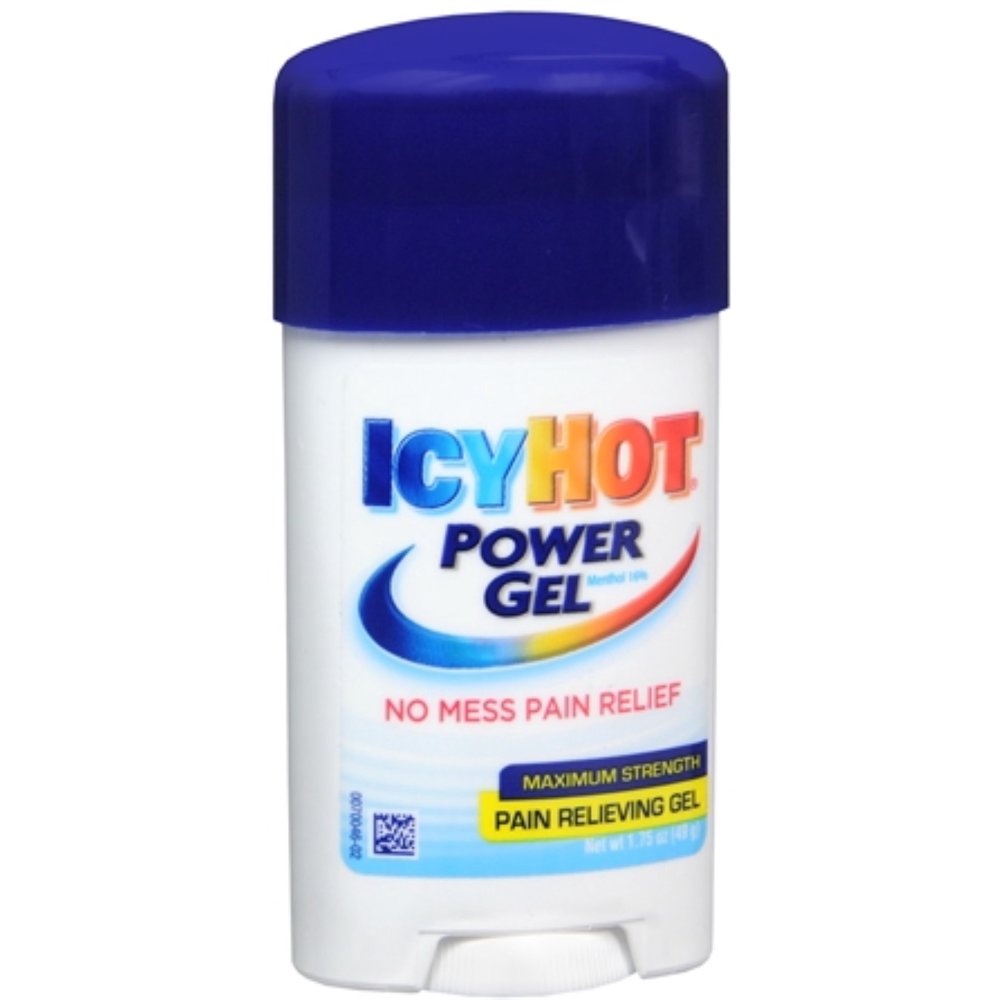 ICY HOT Power Gel Pain Reliever Gel Maximum Strength 1.75 oz (Pack of 3