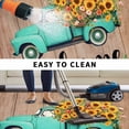 thumbnail image 5 of Country Sunflowers Outdoor Rug for Patio/Deck/Porch, Non-Slip Large Area Rug 4 x 6 Ft, Welcome Rustic Truck Floral Farm Brown Indoor Outdoor Rugs Washable Area Rugs, Camping Rug Carpet Runner, 5 of 8