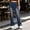 Blue, variant on Jerdar Women Mid-High Waisted Zipper Button Flare Jeans Y2K 90s Vintage Stretchy Bootcut Sports Denim Pants Bell Bottom M