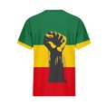 thumbnail image 5 of Penkiiy Black History Month Shirts for Women African American Pride Celebration Blouse T-shirt Short Sleeve Crewneck Tops 2XL Multicolor, 5 of 5