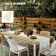thumbnail image 2 of Shisuyan Chemin de Table Rétro avec Design à Franges pour Décoration Élégante en Coton et Lin 12x72 Pouces, 2 of 9