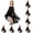 Girls Black, variant on Halloween Costumes - Witch Costume Women Halloween Dresses 2026, Adult Medieval Vampire Butterfly Sleeve Gothic Outfits for Halloween Cosplay Party, Purple, Size:S