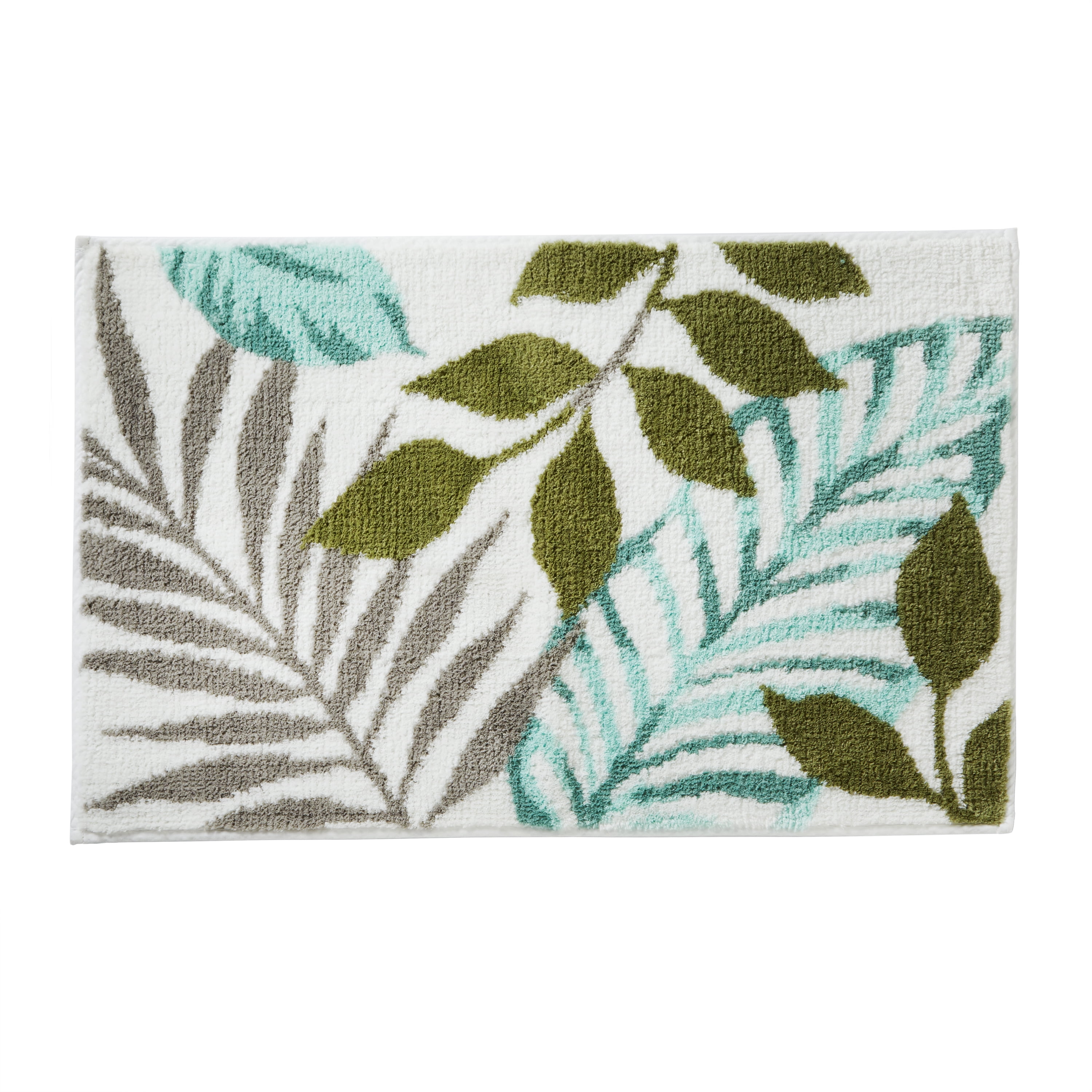 SKL Home Sprouted Palm Collection Leaf Tropical Bath Rug, 20