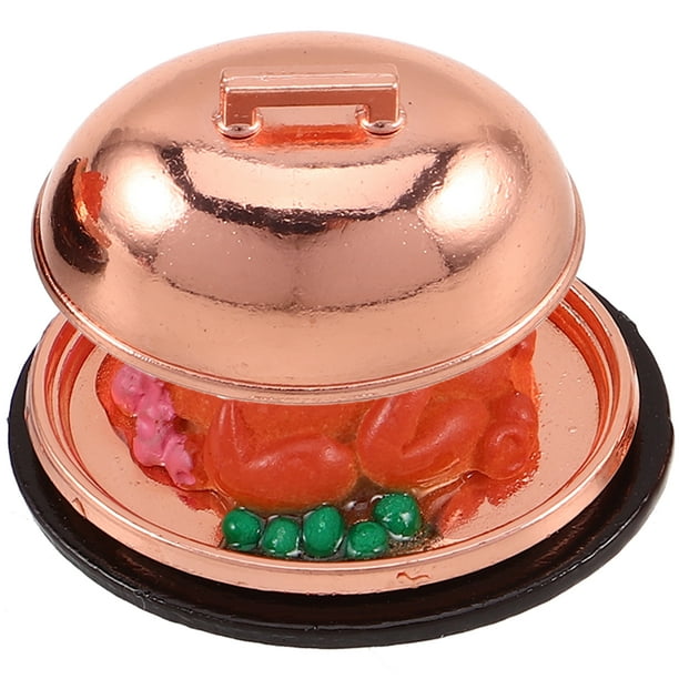 Simulado 1:12 Acción de Gracias Turquía Cena Accesorios de casa de muñecas Decoraciones de micro resina artificial Accesorios de diseño para casa de muñecas Micro World Supplies