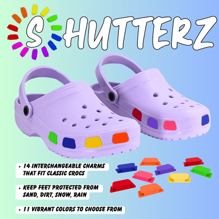 

SHUTTERZ 14 Pack Shoe Charms (Rainbow)