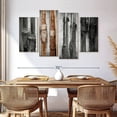 thumbnail image 3 of Elephant Stock Ski Collection Wall Art - Horizontal Multi Panel Canvas - Living Room Wall Decor - Sports Multi Panel - Brown And Black Decor - 68" x 42", 3 of 8