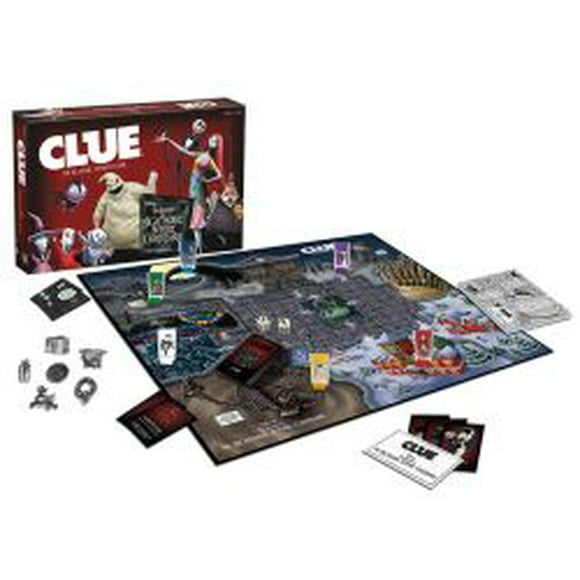 USAOPOLY Indice Tim Burton Nightmare Before Christmas Jeu de Société Mystère