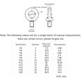 thumbnail image 2 of M3 Lifting Ring Eye Bolt 304 Stainless Steel Screw Bolt Suitable for Lightweight Applications, 20pcs, 2 of 4