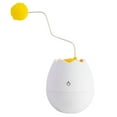 thumbnail image 2 of kusrkot Eggshell Cat Toys Interactive Smart Automatic Cat Teaser Toy with Breathable White, 2 of 9