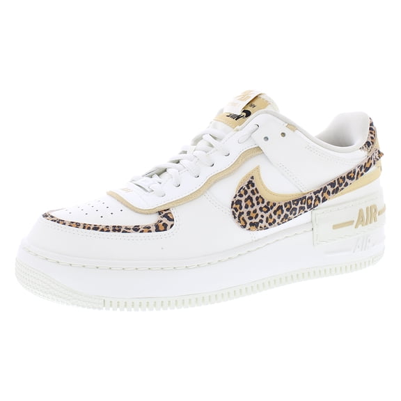 Nike Air Force 1 Shadow Leather Womens Shoes Size 11, Color: Sail/Multicolored/Sesame/Black