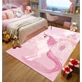thumbnail image 2 of Alta calidad, diferentes tamaños, patrón de dibujos animados, HelloKitty, estampado de leopardo, alfombra para dormitorio, sala de estar, suelo, 2 of 4