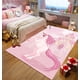 thumbnail image 2 of Alta calidad, diferentes tamaños, patrón de dibujos animados, HelloKitty, estampado de leopardo, alfombra para dormitorio, sala de estar, suelo, 2 of 4
