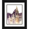 thumbnail image 1 of Shefranov, Olga 15x18 Black Ornate Wood Framed with Double Matting Museum Art Print Titled - Castle II, 1 of 4
