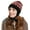 Blackred, variant on Wowstyle Winter Beanie Hat for Women Warm Fleece Lined Pom Knit Earflap Hats Cute Outdoor Snow Ski Skull Cap