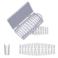 thumbnail image 1 of 240PCS Nail Tips Clear Seamless Fake Nails Artificial Nails for DIY Nail Art, 1 of 6