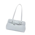 thumbnail image 4 of Bolso de Mano Bolso Tote Bolso Grande Bolso Bandolera Confeccionado en Cuero PU con Estilo Minimalista Adecuado para Mujeres en Azul, 4 of 8