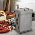 thumbnail image 1 of Cesta plegable para la colada, cesta para la colada, organizador de ropa, cesta portátil para la ropa sucia, cesta grande para la colada para el hogar con tapa, 1 of 8