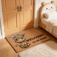 thumbnail image 6 of Funny Welcome Mats Outdoor - Highland Cow Decor Front Door Mat Outdoor Entrance, Come on in and Hang with The Herd Welcome Mat, Indoor Door Mats for Entryway, 16x24 Inches, 6 of 6