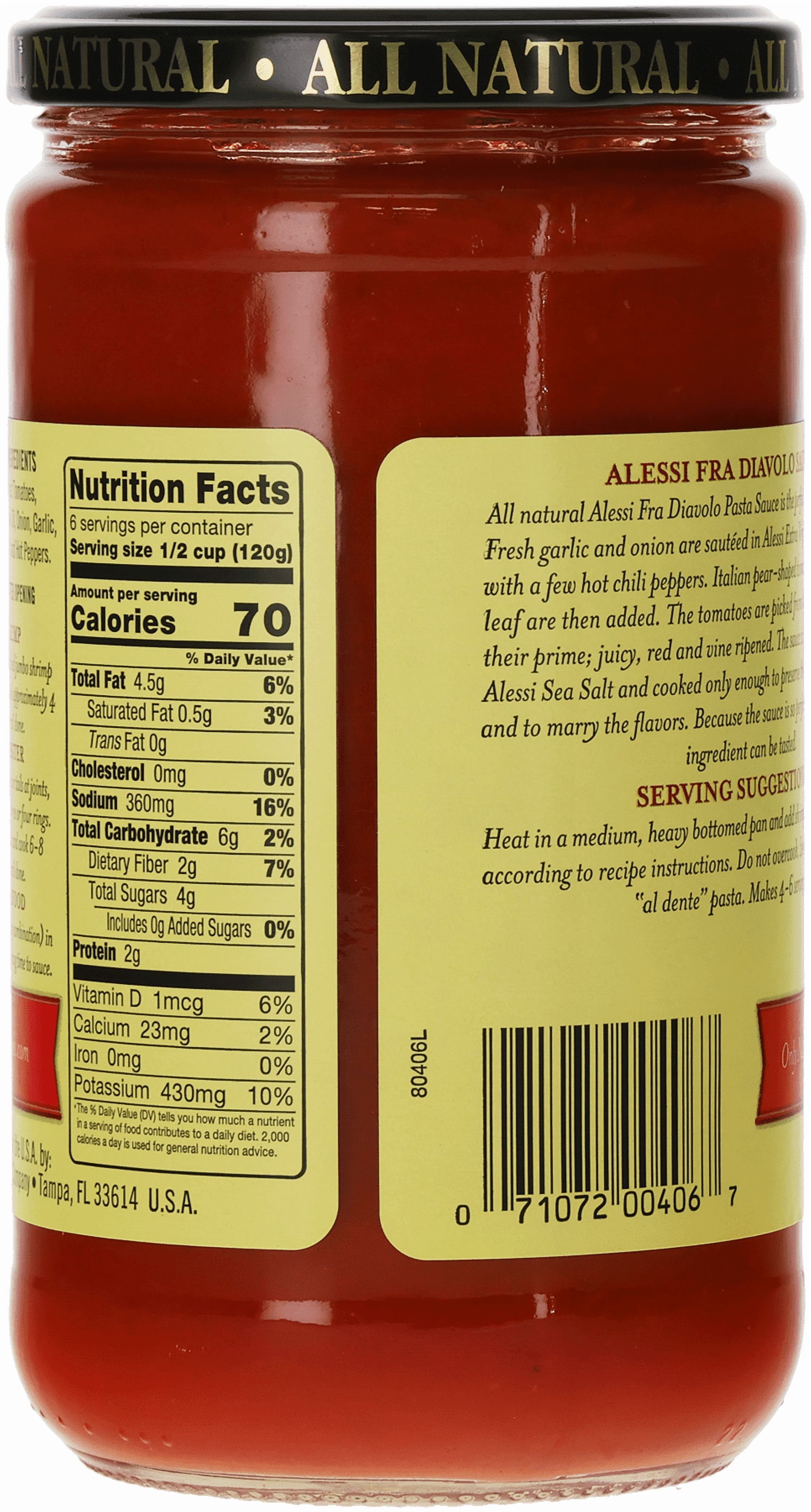 Vigo Importing Alessi Pasta Sauce, 24 oz.
