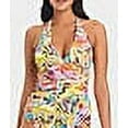 thumbnail image 3 of Bleu Rod Beattie MULTI Break the Mold Halter Tankini Swim Top, US 6, 3 of 5