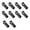 2 Way, variant on lacooooppia 10Pcs Tube Connector 25mm Diameter Tube, Professional, Black Pipe Fitting Connector for Furniture Pipe Connection Greenhouses 2 Way