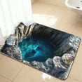 thumbnail image 5 of Leojiow 2Pcs 3D Optical Mud Bath Mat Super Absorbent Non Slip Floor Rug For Bathroom Kitchen Entrance 50X80Cm, 5 of 5