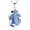 Blue, variant on Cremation Jewelry Urn Necklace for Ashes, Frog Charm Memorial Pendant, Keepsake Locket Frog Shaped