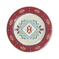 thumbnail image 3 of Hiend Accents Unisex 14-Piece Spirit Valley Melamine Dinnerware Set Red One Size, 3 of 6