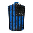 thumbnail image 2 of Elvqul Mens Shirts Button up Fourth of July Casual Independence Day T-Shirts Blue Travel Patriotic Sleeveless Shirts for Men Collar, 2 of 5