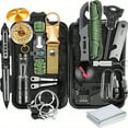 thumbnail image 1 of 20 In 1 Survival Kits, Emergency Survival Equipment For Outdoor Fishing Hunting Camping, Birthday Gift, Father's Gift For Men Dad Husband, 1 of 5