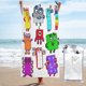 thumbnail image 1 of Numberblocks Toalla de playa suave de secado rápido, resistente a la arena, para piscina, yoga, gimnasio, camping, toallas de baño ligeras, regalo para niños, niñas, niños y adultos, 31,5 x 63, 1 of 8