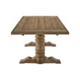thumbnail image 4 of Acme Furniture Leventis Dining Table, Weathered Oak (1Set/2Centimeter) 40"W x 88"L, 4 of 5
