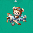 thumbnail image 4 of Inktastic Cute Teddy Bear Pilot in Airplane Boys or Girls Baby T-Shirt, 4 of 5
