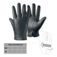 thumbnail image 3 of Men's Genuine Leather Gloves, Sheepskin Fashion Driving Riding Gloves ,Reliable quality, 3 of 6