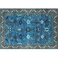 thumbnail image 1 of Ahgly Company Indoor Rectangle Oriental Light Blue Traditional Area Rugs, 6' x 9', 1 of 4