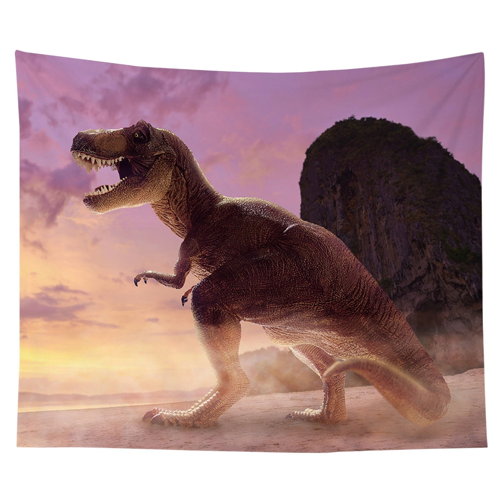 Dinosaur Tapestry For Men Large Cool College Dorm Tapestry Forest Art
